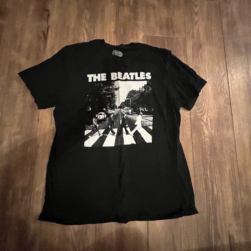 The Beatles Black Graphic T-Shirt